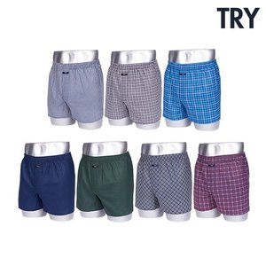 트라이 남성 에어리 코튼컴포트 박서 트렁크팬티 7종세트