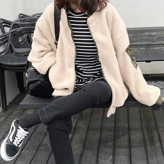 여성점퍼 슬림핏 여친룩 선물 캠퍼스 모임 야상점퍼 (WE60279)