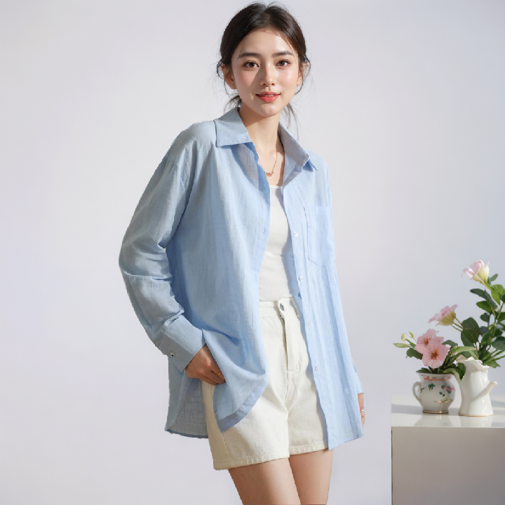 [비니브] 시티즌 블루 셔츠2종