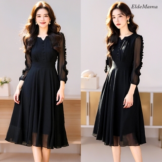 [엘드마마] 데미안 시스루 원피스