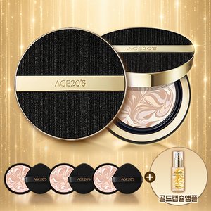 26FW최신상★AGE20S 에센스팩트 골드 볼륨샷 기본구성(본품2+리필3+골드캡슐앰플)SPF50+ PA++++
