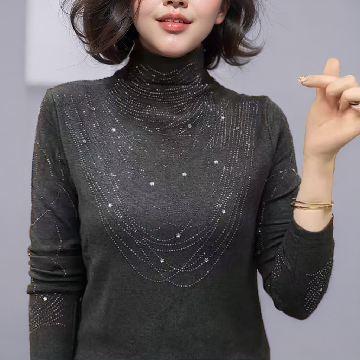 [엘드마마] 카르멘 터틀넥 티셔츠 2종