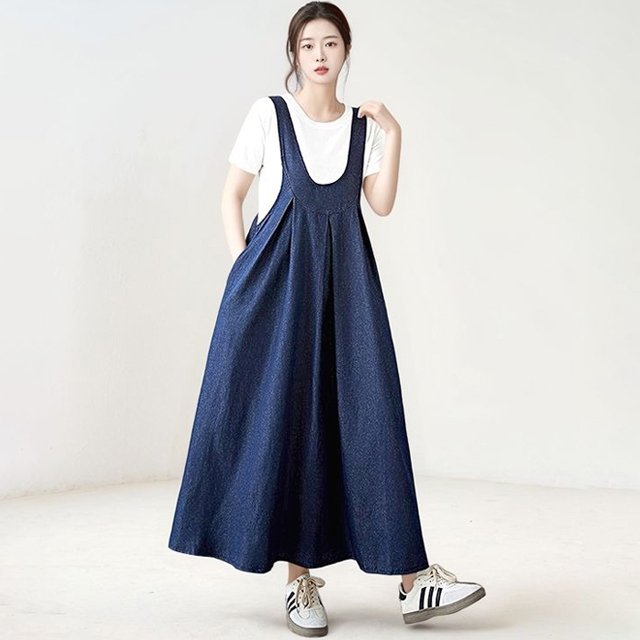 [헬리꽁땡]아테네데님원피스