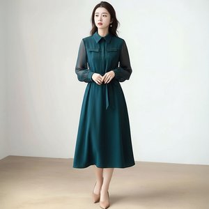 [플로레센스]플로르시스루딥그린원피스