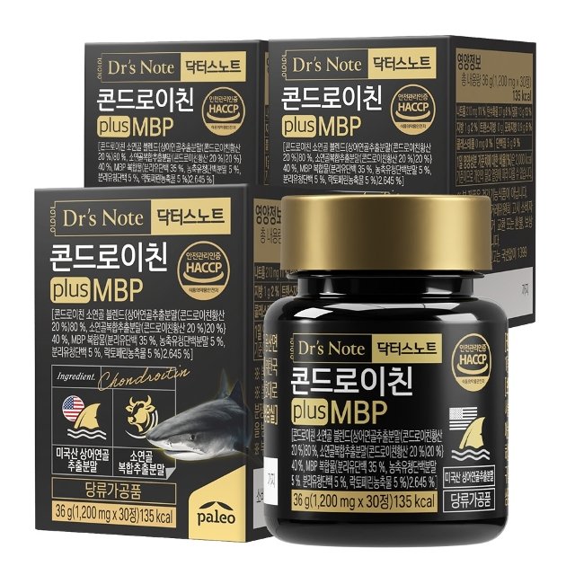 팔레오 닥터스노트 콘드로이친 plus MBP 30정 3박스 3개월분