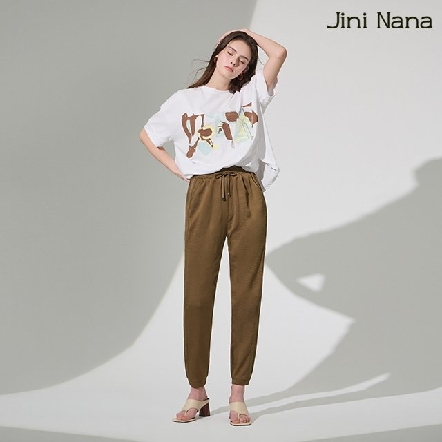 23SS 지니나나 새틴 테잎 조거팬츠 3종
