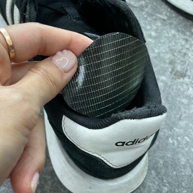 운동화 신발 뒷꿈치 수선패치 블랙 (WFJ0T4R)