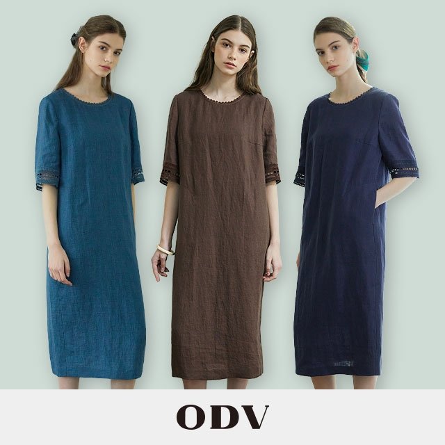 빅세일!품절임박! [ODV] 린넨100 튜닉 원피스