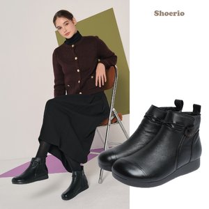 슈리오 소가죽 소프트 앵클부츠