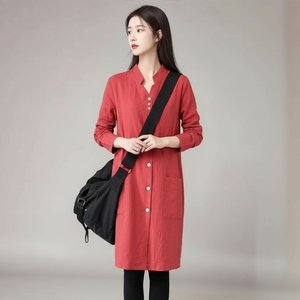 [헬리꽁땡]롤업롱셔츠카라원피스2종