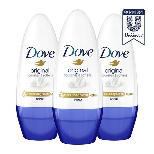 [무료배송] 도브 데오드란트 40ml 3개
