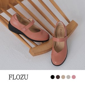 [플로쥬] 양가죽 웨지 메리제인 컴포트화 