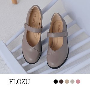 [플로쥬] 양가죽 웨지 메리제인 컴포트화 