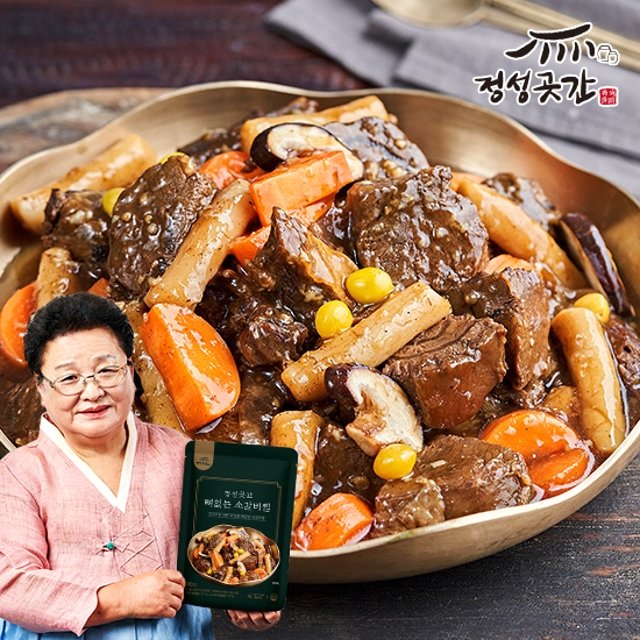 정성곳간 뼈없는 소갈비찜  500g x 6팩