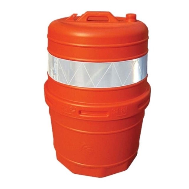 드럼통 분리형 충격 충돌 완화 작업 반사띠 550파이 (WFK8QYU)