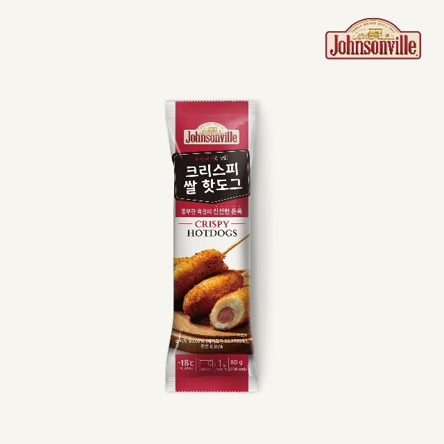 [쟌슨빌] 크리스피쌀 핫도그 15팩 + 반반 핫도그 15팩 + 빅 핫도그 2팩