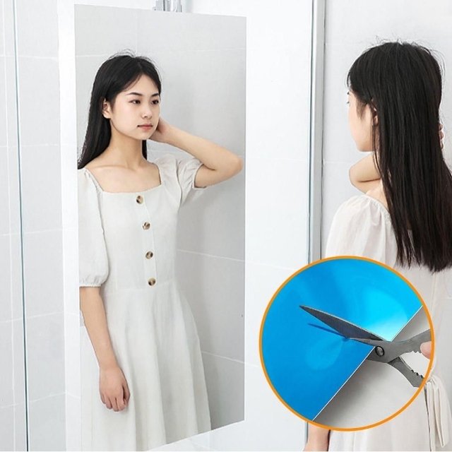 안깨지는 미러 DIY 붙이는거울 내방꾸미기 플라스틱 거울스티커 (WEE8F63)