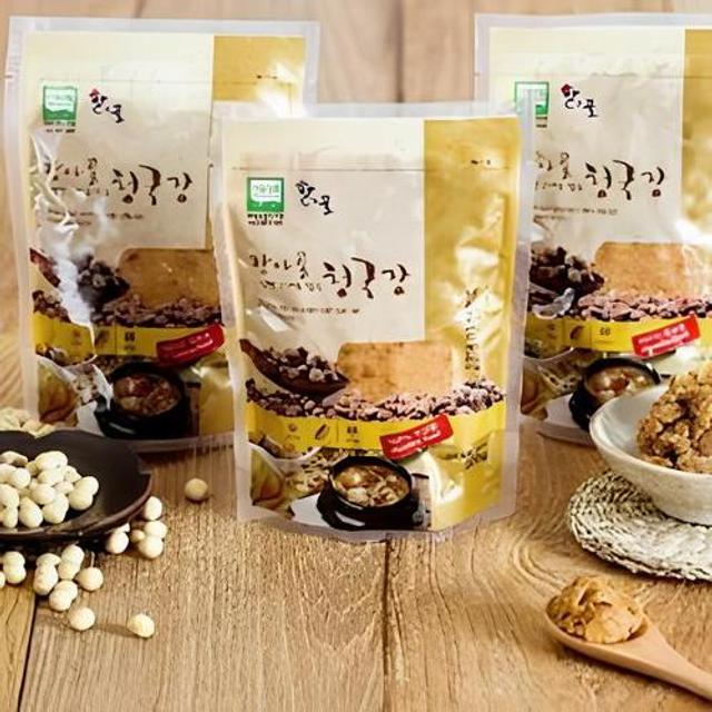 [전통식품인증] 국내산 우리콩 항아골 청국장 120g 6봉