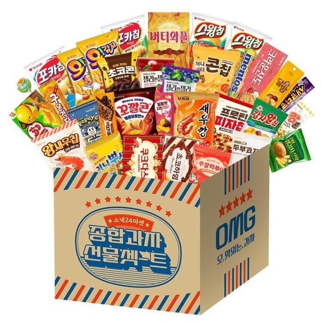  [[스낵24]] 종합과자 선물세트 1세트, 과자 33p Illustration 