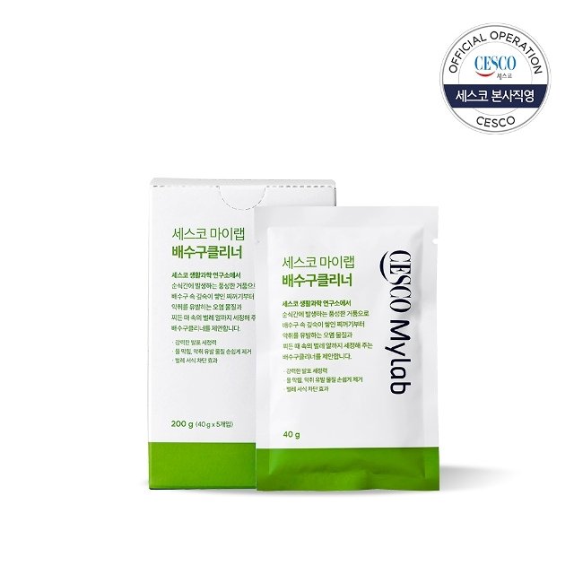세스코 마이랩 배수구 클리너 (40g x5개입)