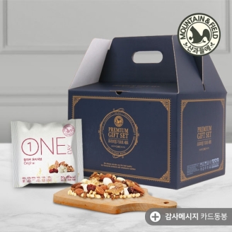 [산과들에]하루견과 원데이오리지널 100입 선물세트+메세지카드