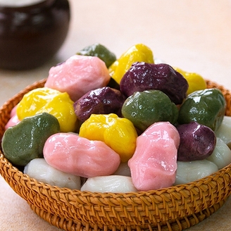  [아리울떡공방] 굳지않는 수제 깨송편 2kg 1kg2팩