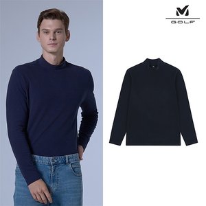 밀레골프 25FW 최신상! 더블 웜 양면기모 모크넥 4종, 남성