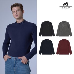 밀레골프 25FW 최신상! 더블 웜 양면기모 모크넥 4종, 남성