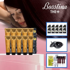 [전고객 솥뚜껑 가마솥] 보스티나 더 플러스 본품 10박스+앰플 10매+꼬리빗 5개