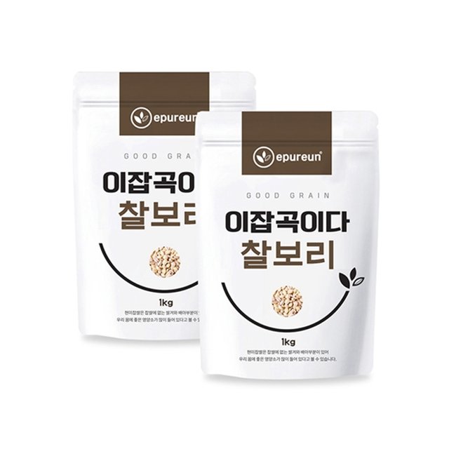 26년 햇 국산 찰보리 1kg x 2봉
