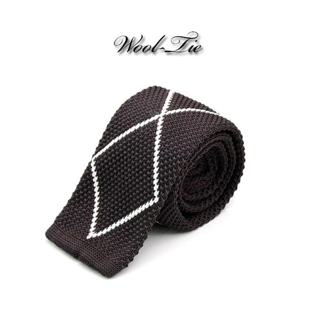 고품질 젠틀안트 그레이화이트 다이아 니트넥타이3-27 리본넥타이 (W32612B)