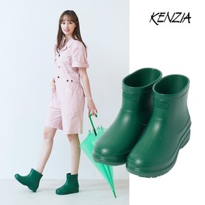 겐지아 경량 레인부츠+키높이 아치슬리퍼 2종