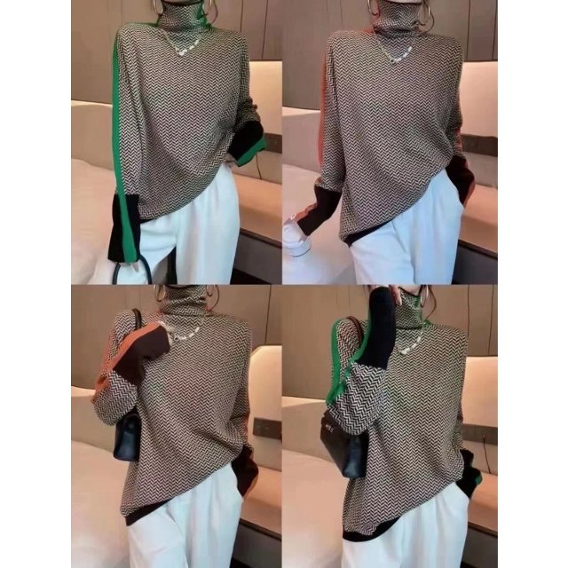 [엘드마마] 고디아 헤링본 니트