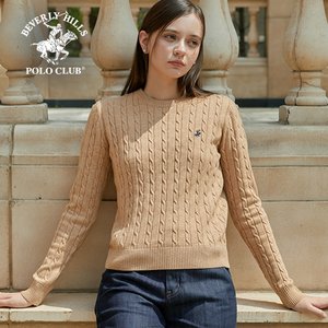비버리힐즈폴로클럽 남녀 울블렌디드 케이블니트 3종 set