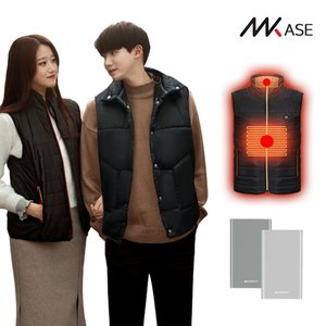 메이스 발열 조끼 열선 온열 방한 야외 경량 