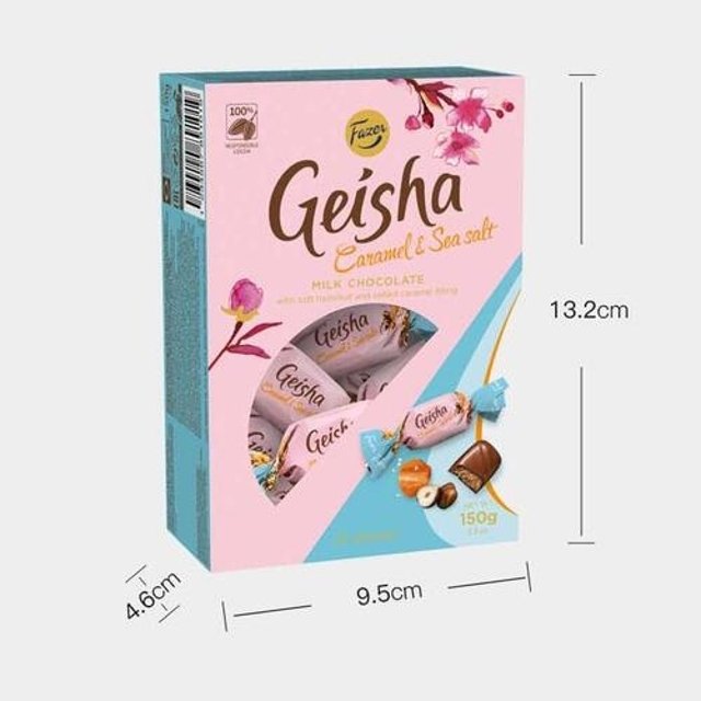 게이샤 헤이즐넛 필링 카라멜씨솔트 초콜릿 150g