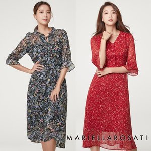 20SS 마르엘라로사티 플라워 쉬폰 원피스2종