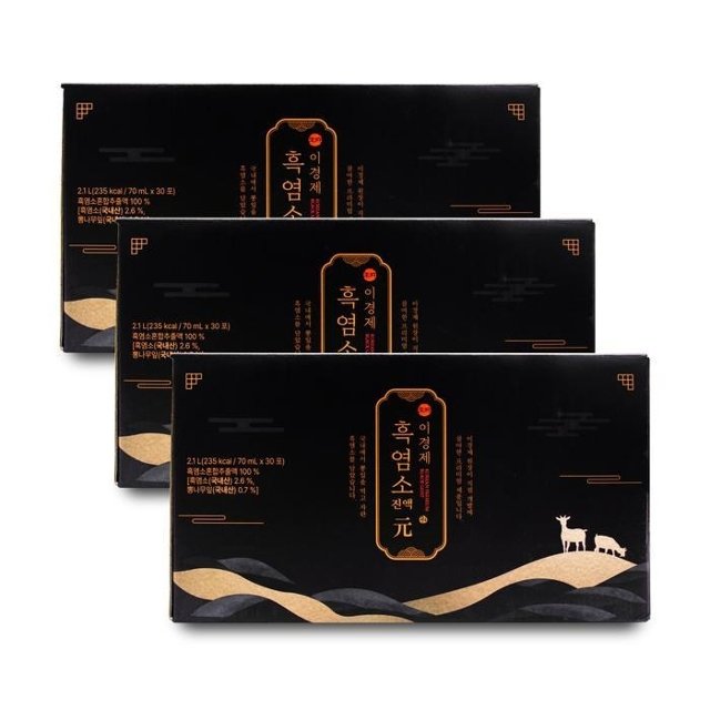 래오이경제 흑염소진액원 70ml x 30개입 3박스