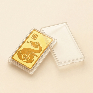 [골드퀸즈] 24K 순금 푸른뱀 골드바 3.75g