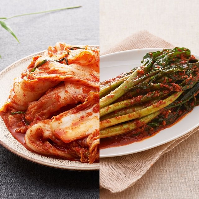  [참맛나] 국내산 배추겉절이 2kg + 파김치 1kg (총3kg) 30년전통