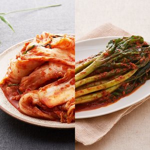  [참맛나] 국내산 배추겉절이 2kg + 파김치 1kg (총3kg) 30년전통