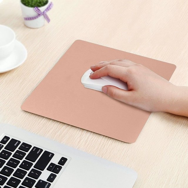 가죽 마우스 패드 예쁜 손목정리 (WFHRTX1)