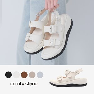 26SS [컴피스톤] 컴포트 소가죽 통굽 샌들