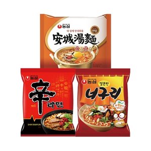 신라면 5입 + 안성탕면 5입 + 너구리 5봉