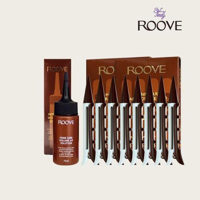 셀헤디 루베 볼륨업 솔루션 뿌리볼륨 파마 세트 (펌제75ml 1통 x 전용클립 8개)