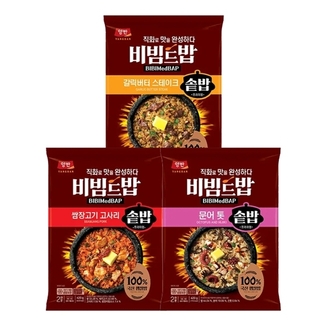[SnT 동 원]양반 비빔드밥 스테이크 솥밥 420g + 문어톳솥밥 420g + 고사리 솥밥 420g 외 선택