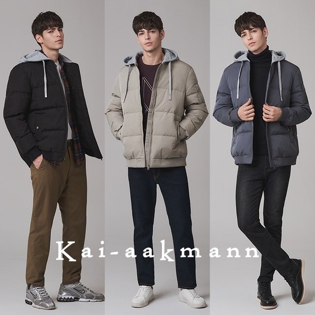 [브랜드입점]카이아크만 초특가! 방풍 후디 패딩 1종, 남성