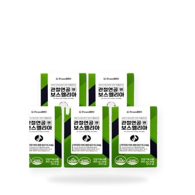 프롬바이오 관절연골엔 보스웰리아 30정 6박스 3개월 x2SET(SH)