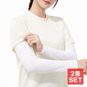 BFL 여성 토시 일체형 티셔츠 1+1세트