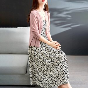 [헬리꽁땡]스트링민소매원피스+가디건(2종)